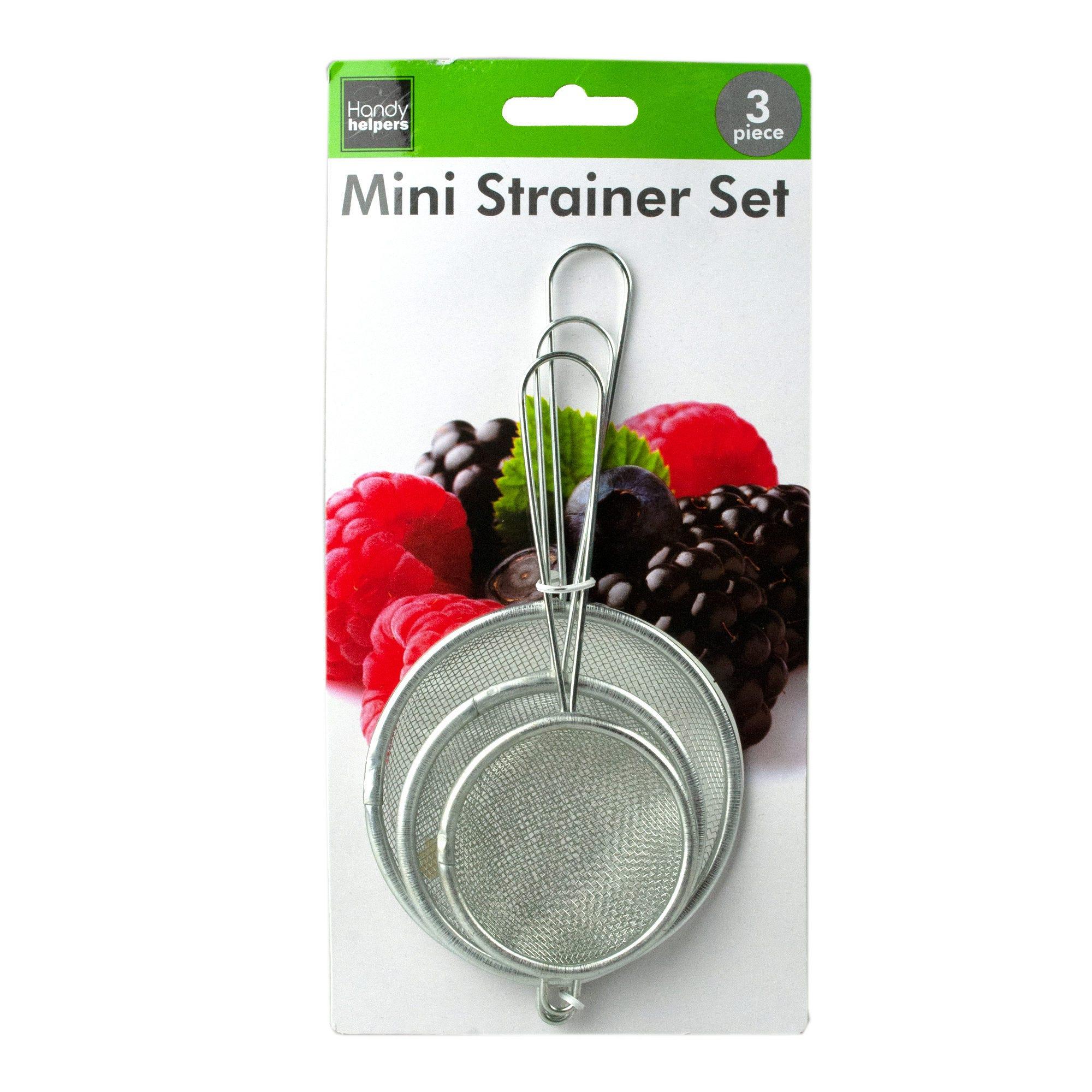 Stainless Steel Mini Strainer Set image