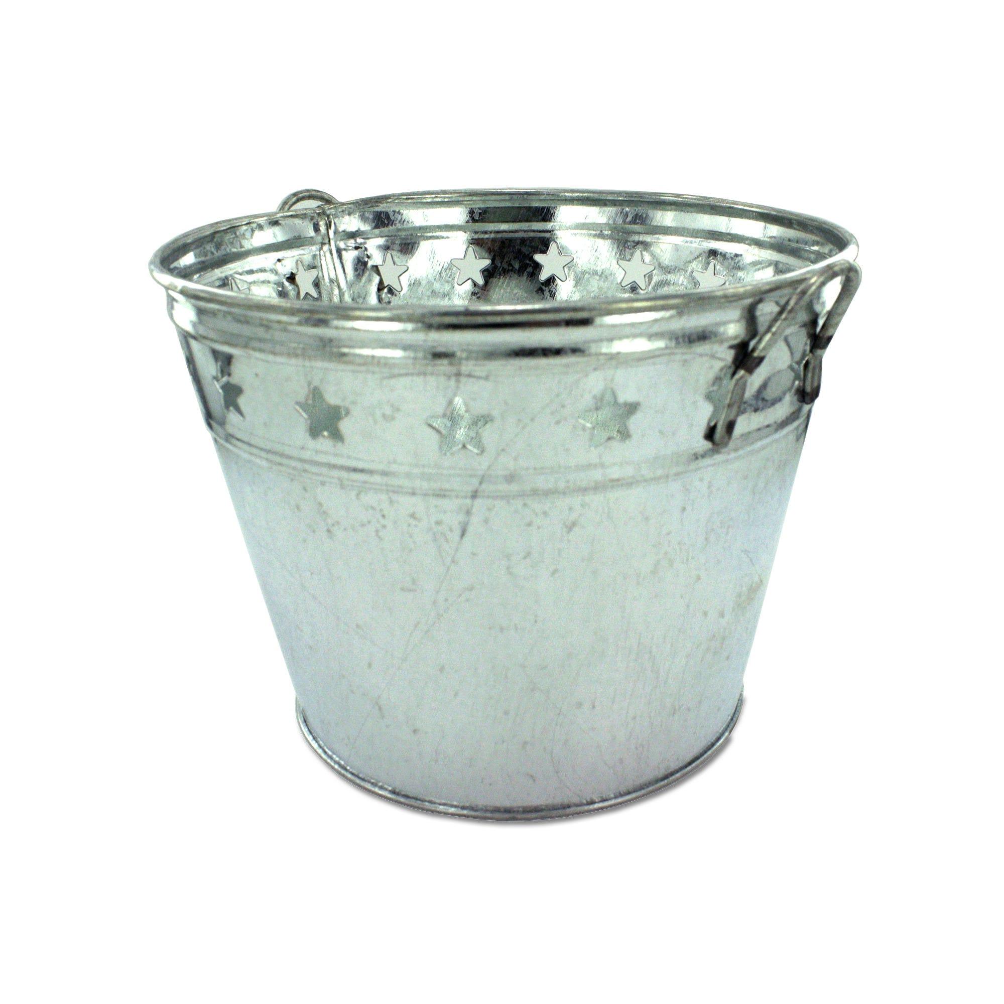 Tin Bucket with Stars image
