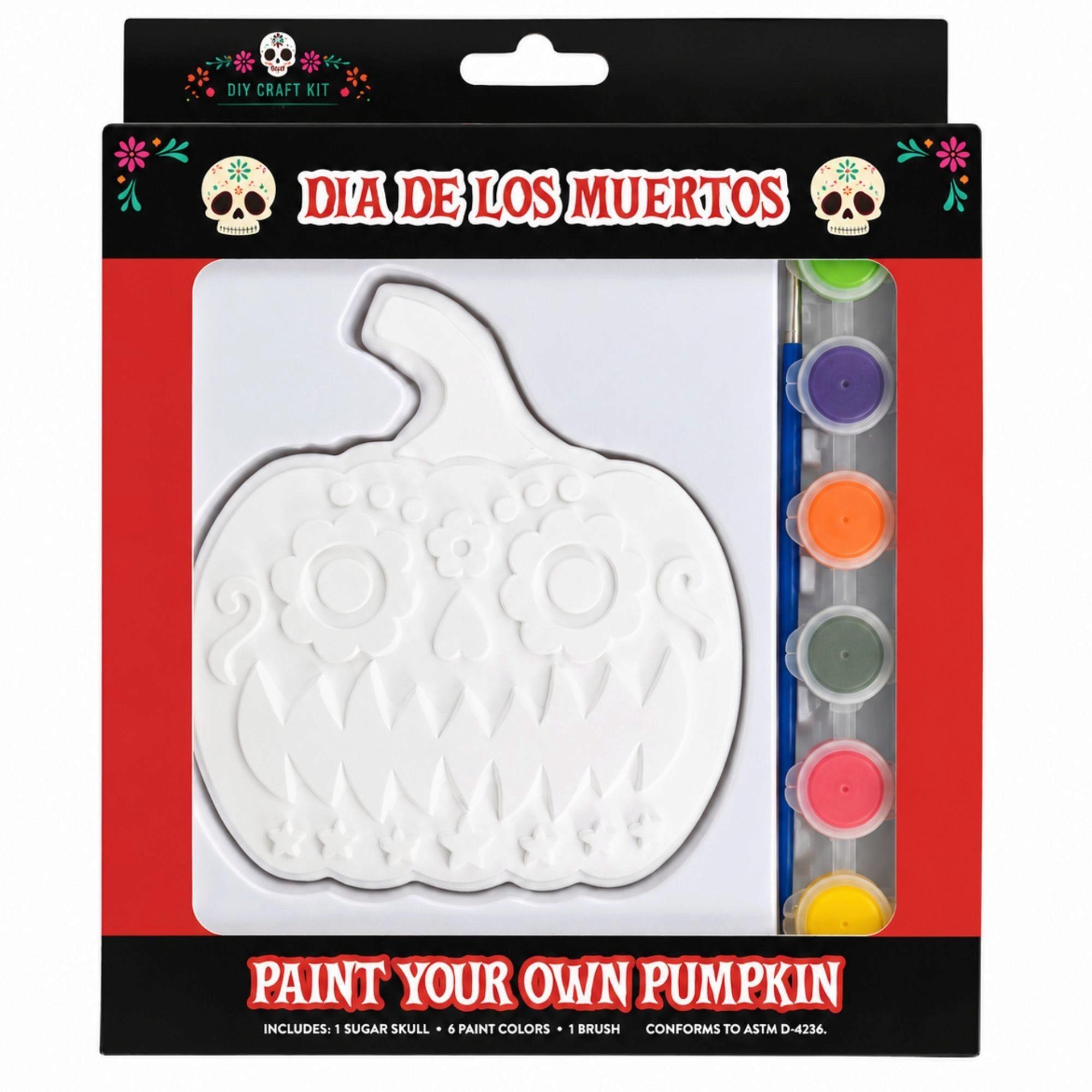 Halloween Paint Your Own Pumpkin Craft Kit image