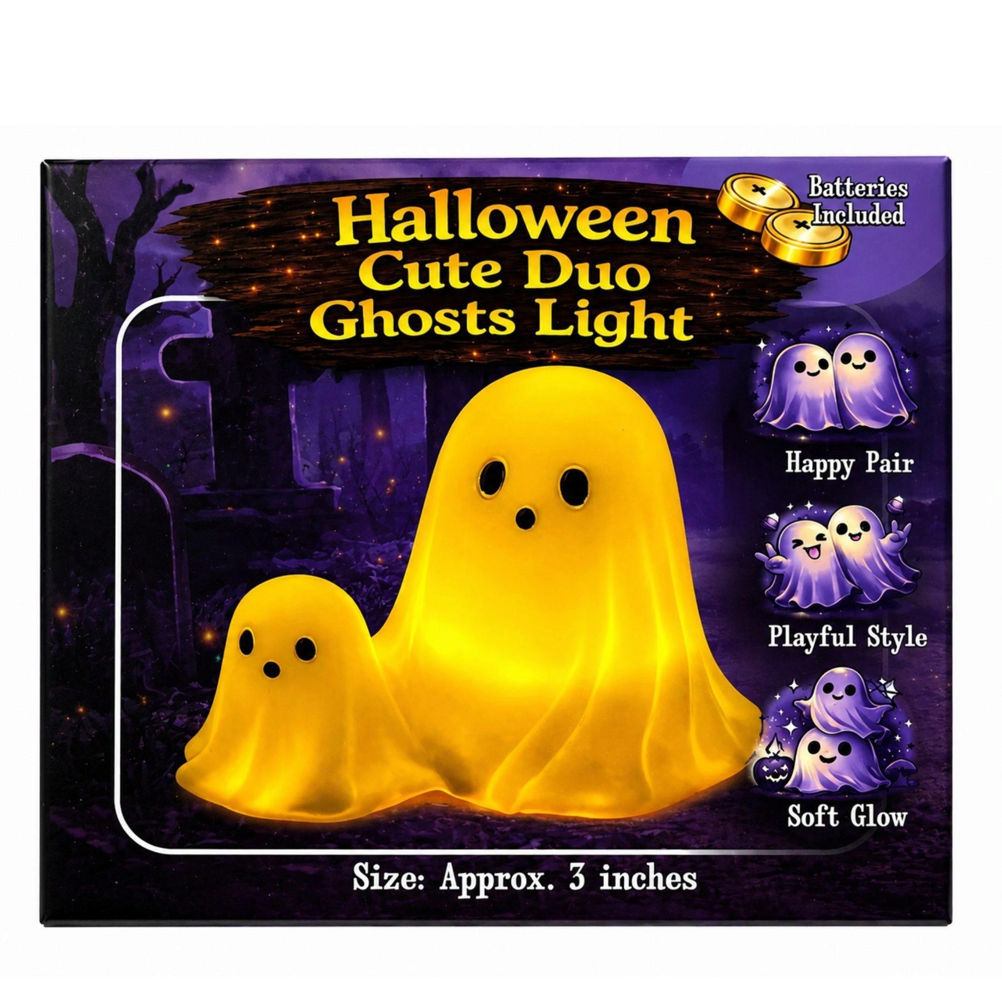 Halloween Cute Duo Ghosts Decorative Light image