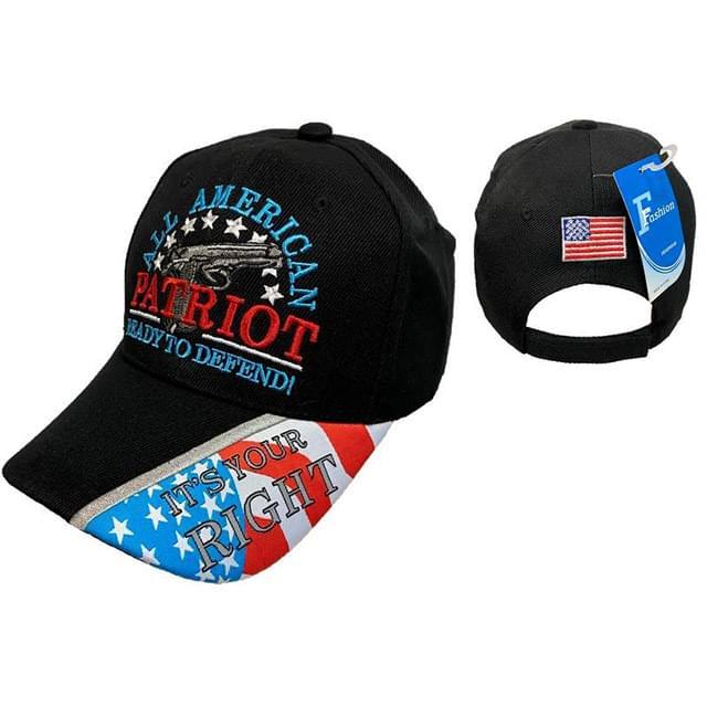 "All American Patriot - Ready To Defend!" Hats image