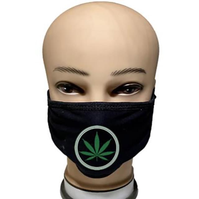 Marijuana Leaf Face Mask