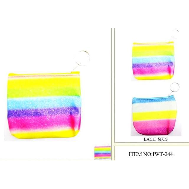 Rainbow Glitter Coin Purse image