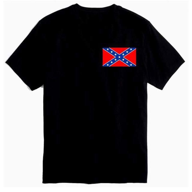 Small Rebel Flag T-Shirts - Black XXL image