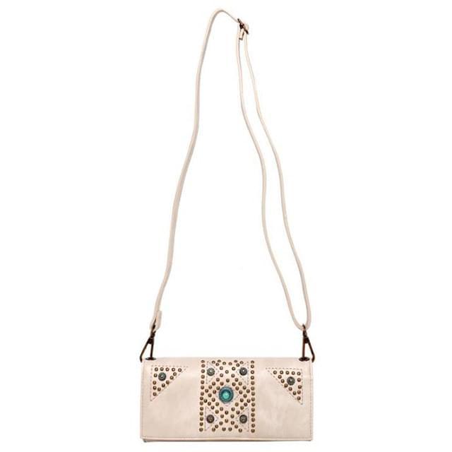 Montana West Aztec Collection Wallet/Crossbody - Tan image