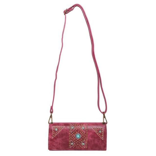 Montana West Aztec Collection Wallet/Crossbody - Red image