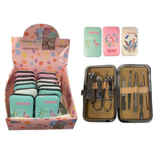 9 Pc Nail Clip Manicure Set - Assorted image