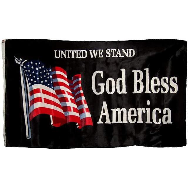 "God Bless America" Patriotic Flags - 3' x 5' image
