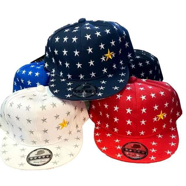 Kids Snapback Hats - Stars All Over image