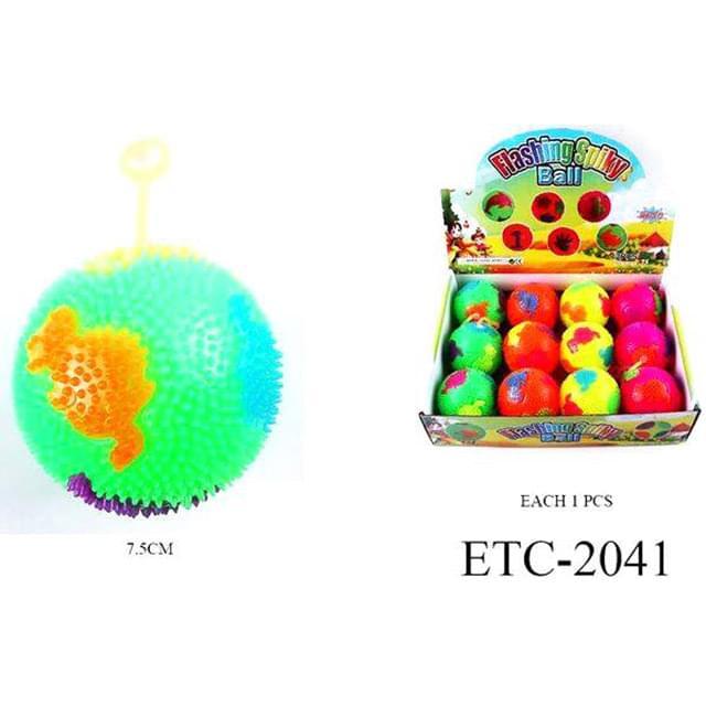 Light-Up Spiky Squish Balls - Dinosaur image