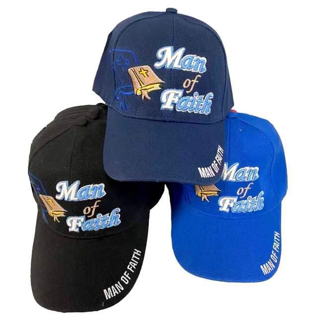 Man Of Faith Baseball Caps/Hats
