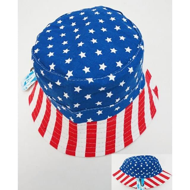 American Flag Print Bucket Hats image