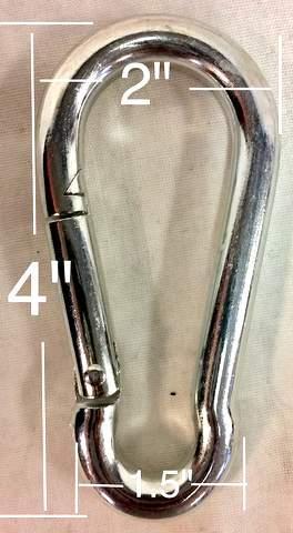 4" Heavy Duty Carabiner Hooks image