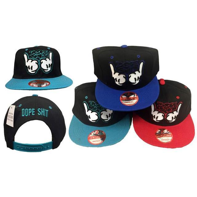 "Dope Shit" Snapback Flat Cap Baseball Hats image
