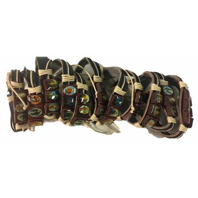 Jesus Faux Leather Bracelets - Assorted image