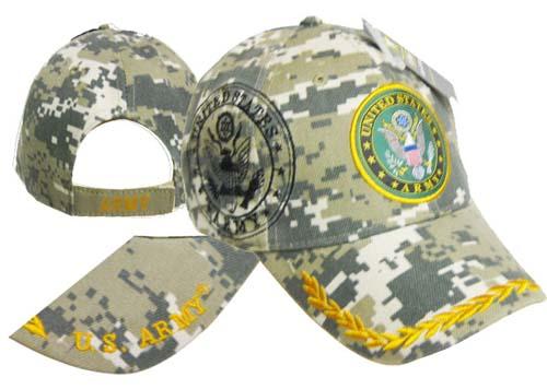 Officially US Army Baseball Caps With Shadow Seal - Military Camo image