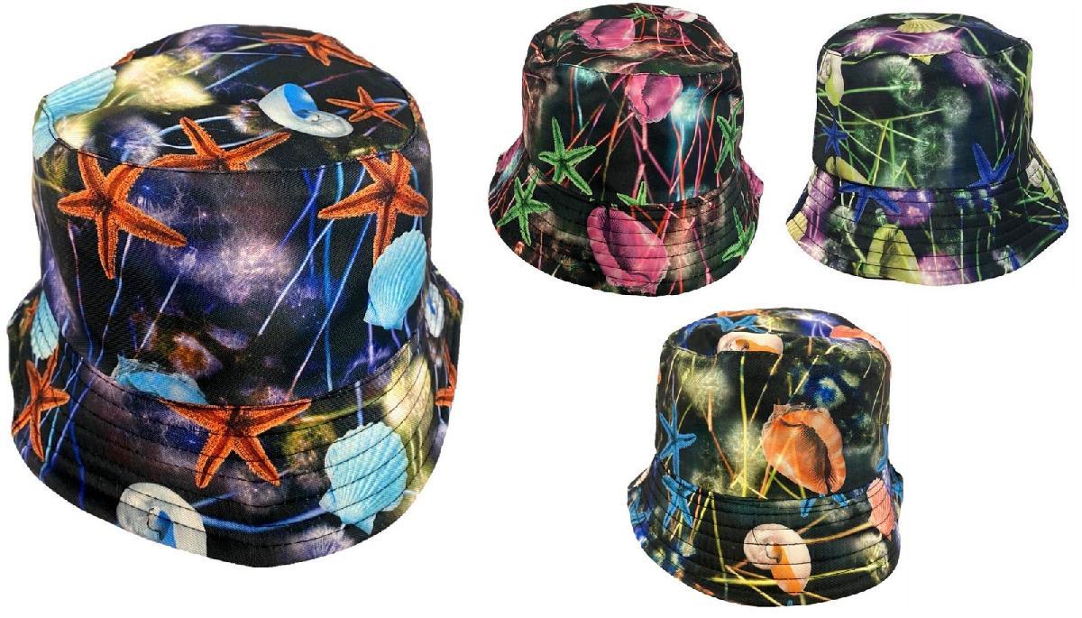 Sea Star & Seashell Kids/Children Bucket Hats image