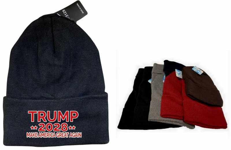 Trump 2028 "Make America Great Again" Winter Beanies - Assorted