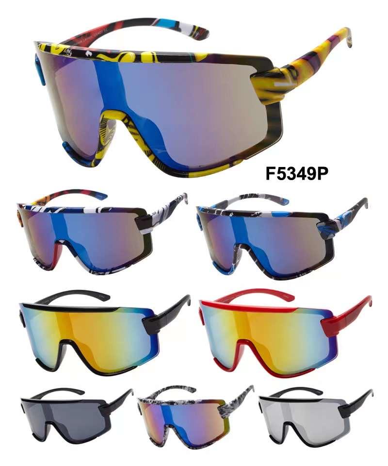 Unisex Fashion Sports Sunglasses - Assorted image