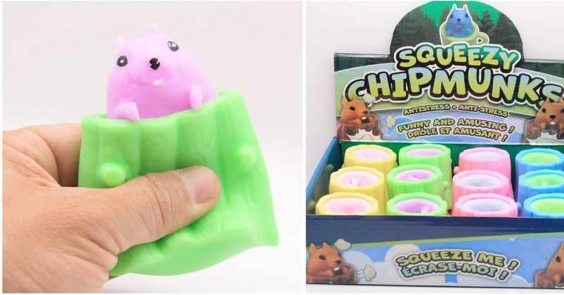 Pop-Up Chipmunk Toys - Assorted image