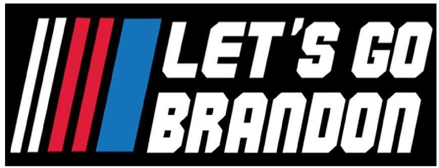 LET'S GO BRANDON Car Bumper Refrigerator Reusable Magnet