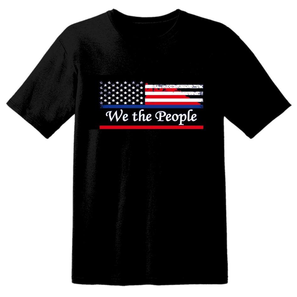 "We the People" T-Shirts - Black XXL image