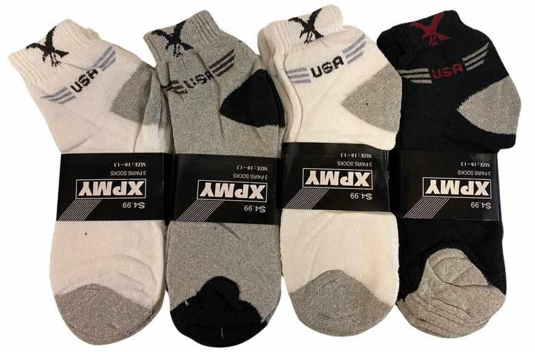 Men's USA Eagle Ankle Socks - Assorted image