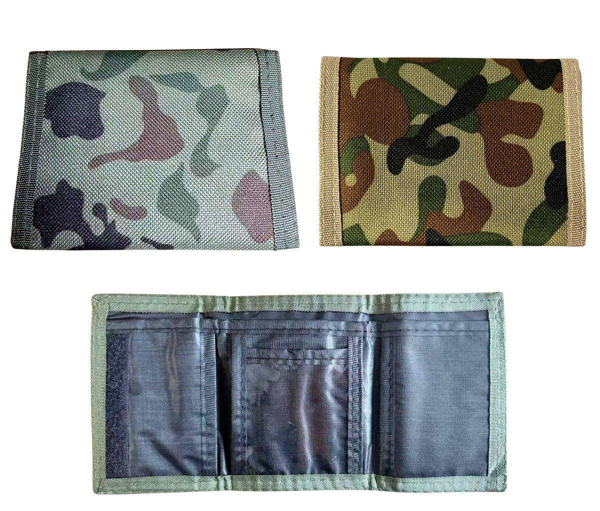 Kids Camo Tri-Fold Wallets - Assorted image