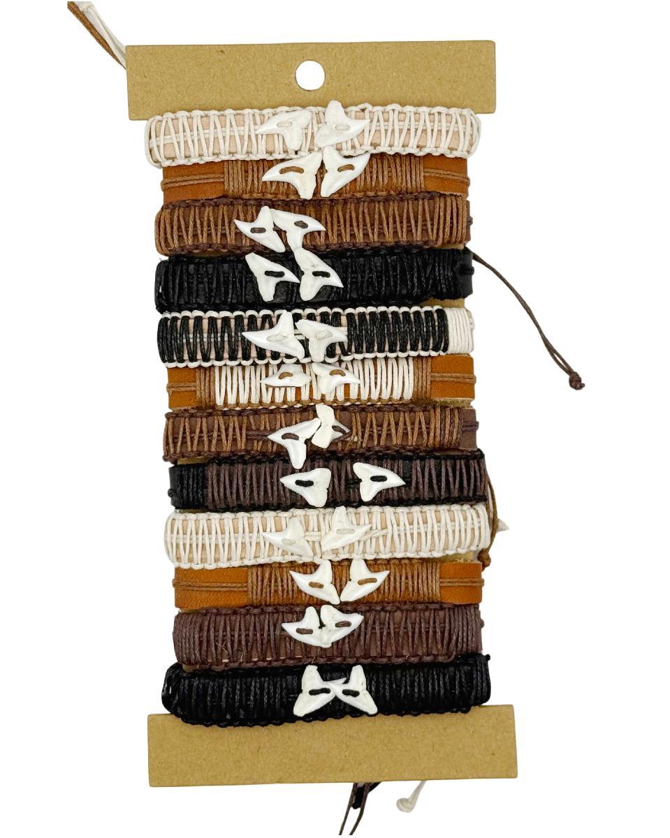 Hand Made DBL Shark Tooth Bracelet image