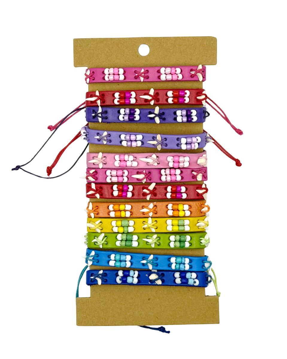 Handmade Colorful Shark Tooth Bracelet image
