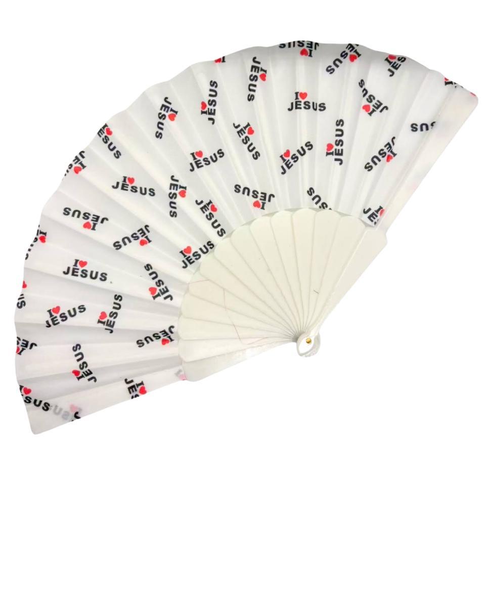 I Love Jesus Hand Fan image
