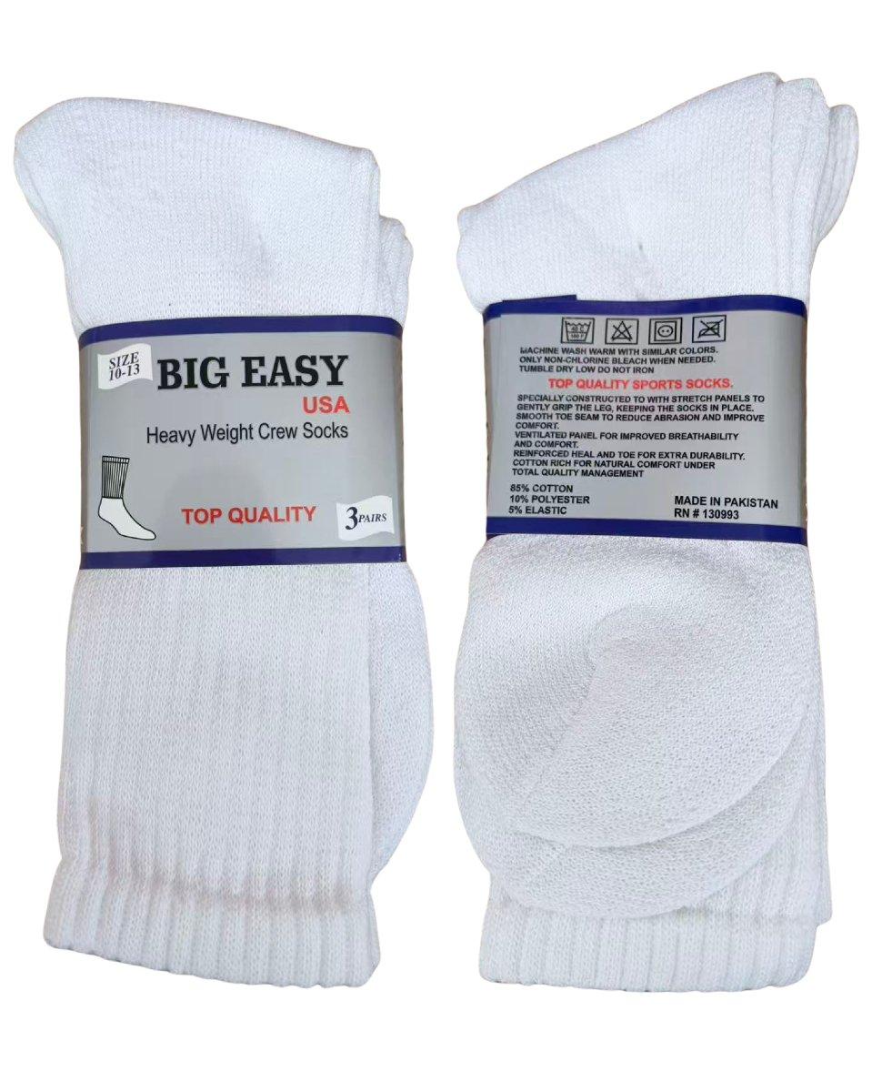 Men's White Crew Socks image
