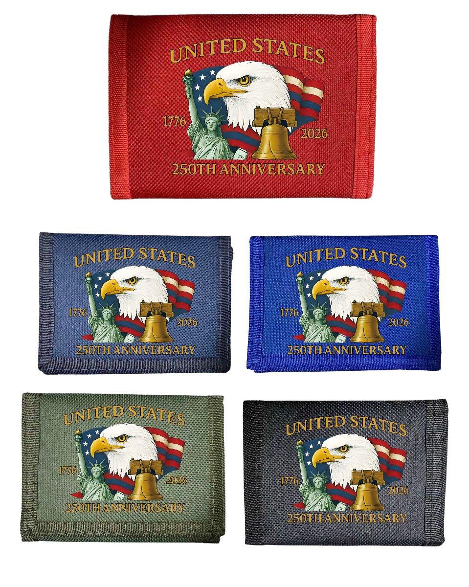 UNITED STATES 250th Anniversary Wallet Assorted Color