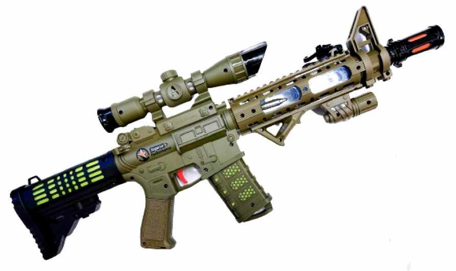 Toy Rifles With Light-Up & Sound Effects image