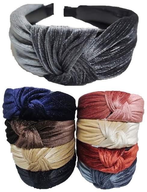 Criss-Cross Fashion Headbands - Assorted image