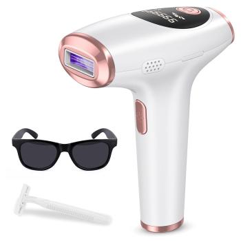 Hair Removal Device, IPL Hair Removal, Laser Hair Removal for Women and Men 999,999 Flashes Permanent for Facial Facial Legs Arms Bikini Line Whole Body Use at-Home image