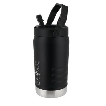 Brentwood GeoJug 64oz Stainless Steel Insulated Sports Water Jug in Black image