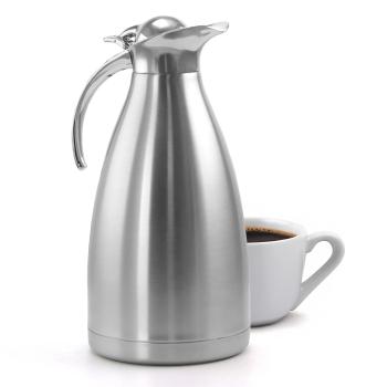 MegaChef 2L Deluxe Stainless Steel Thermal Beverage Carafe for Coffee and Tea image