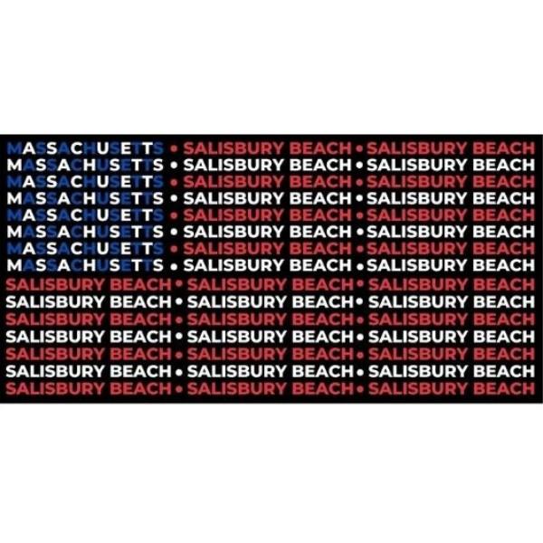 Red, White & Blue- Custom Namedrop Towel image