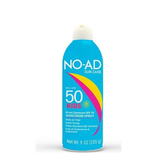NO-AD 9oz Kids Continuous Spray spf 50 image