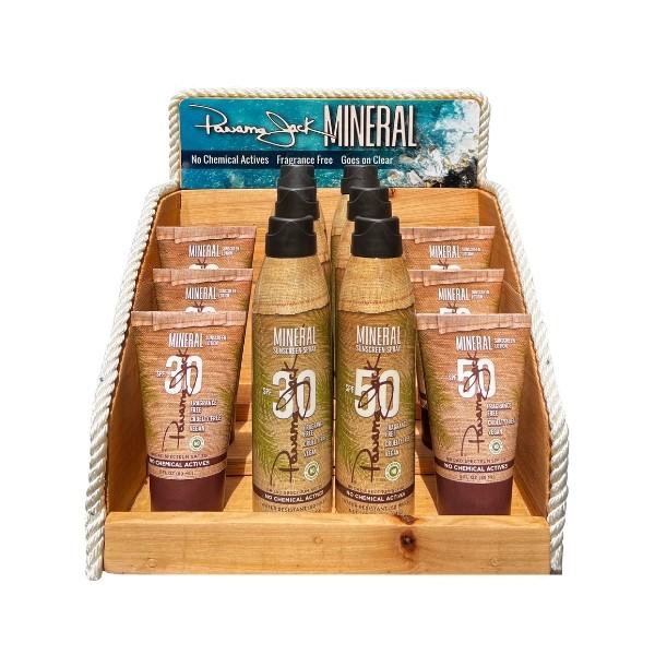 PJ Mineral Wooden Counter Display (Empty) image