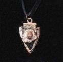 Bear arrowhead necklace image