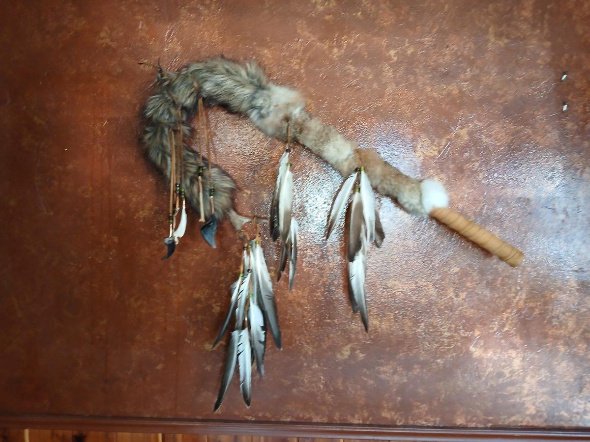 Dance Staff, Native American Craft, Coup Stick, Artifact Replica