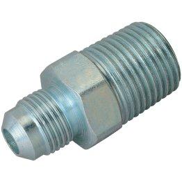 BrassCraft® 3/8-In. OD Flare x 1/2-In. MIP (3/8-In. FIP) Steel Gas Fitting, AU2-6-8S image