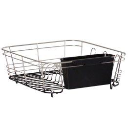 Better Houseware 2-Piece Dish Drainer (Stainless Steel) image