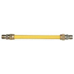 Dormont® 20C Series SafetyShield® 72-Inch Gas Dryer and Water Heater Flex Line 1/2-Inch MIP x 1/2-Inch MIP