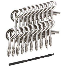 Hangman® Stainless Steel Outdoor Christmas Light Q-Hangers, 20 pk image