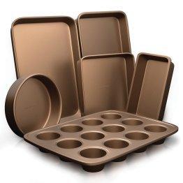 NutriChef 6-Piece Nonstick Kitchen Bakeware Set image
