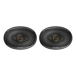 PioneerĀ® TS-A6971F 6-In. x 9-In. 600-Watt 4-Way Full-Range Coaxial Speakers Gold and Black, Max Power 2 Pack image