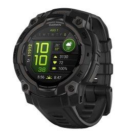 Garmin® Instinct® 3 GPS Smartwatch with 45-mm Case, Bluetooth®, AMOLED, Health/Fitness, Navigation, 10 ATM Swim Rated (Black) image